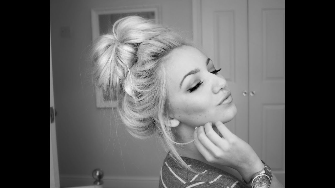 PERFECT EASY MESSY BUN TUTORIAL (WITHOUT SOCK/DONUT)