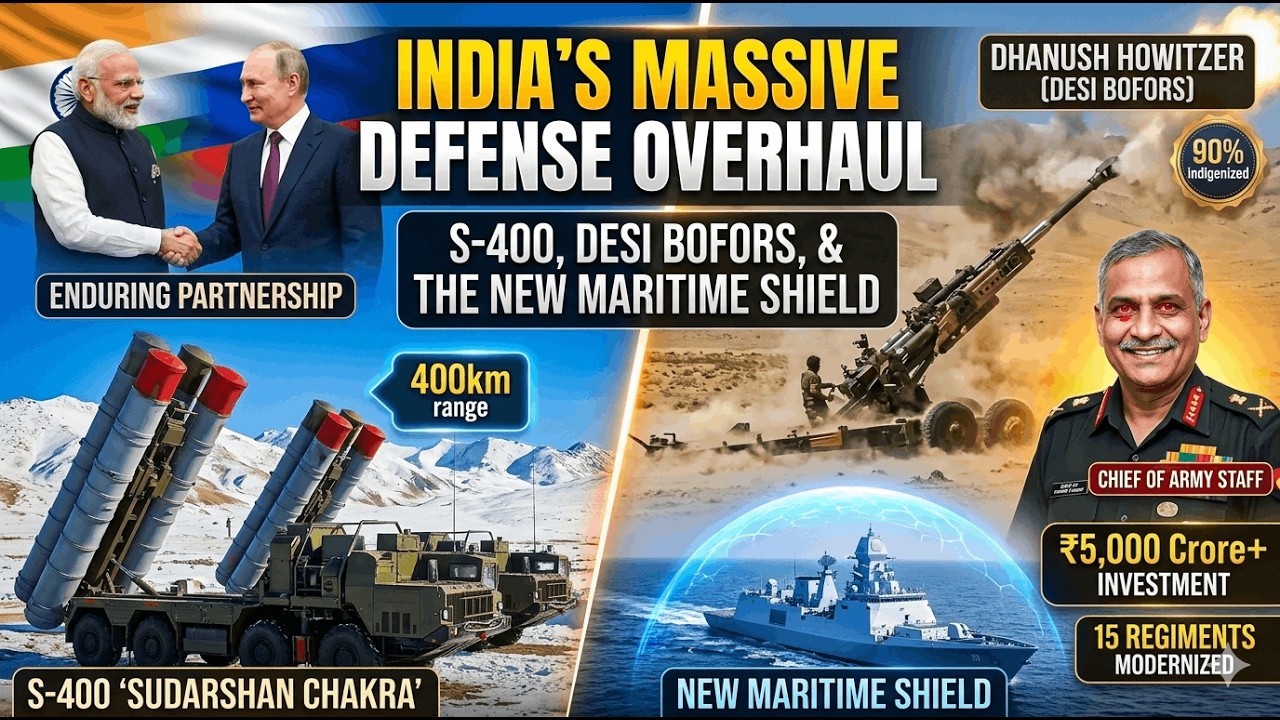 India&rsquo;s Massive Defense Overhaul S 400, Desi Bofors, and the New Maritime Shield