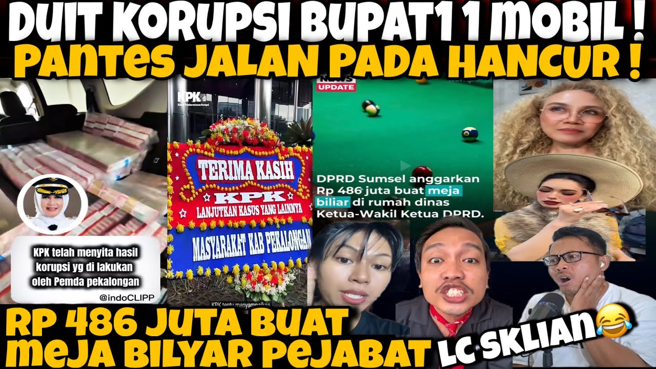 Rp 486 JT MEJA BILLYAR PEJABAT‼️SKLIAN PA SAMA LC NYAH BIAR CR*T ! 🤣DUIT KORUP BUPAT1 MOBIL ASTAGA !