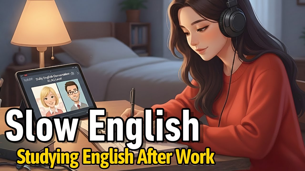 Simple English Conversations | Studying English After Work (A1&ndash;A2)