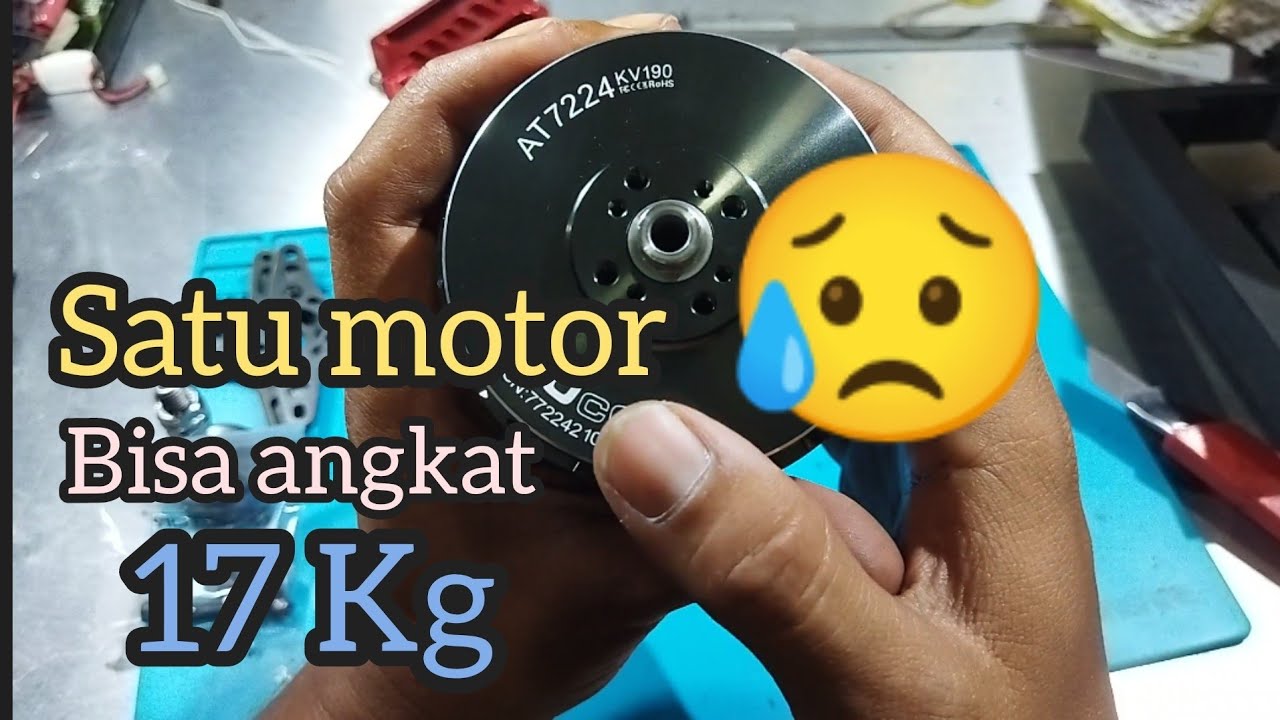 Unboxing motor torsi besar kawat pakai military grade Tmotor AT7224 190KV