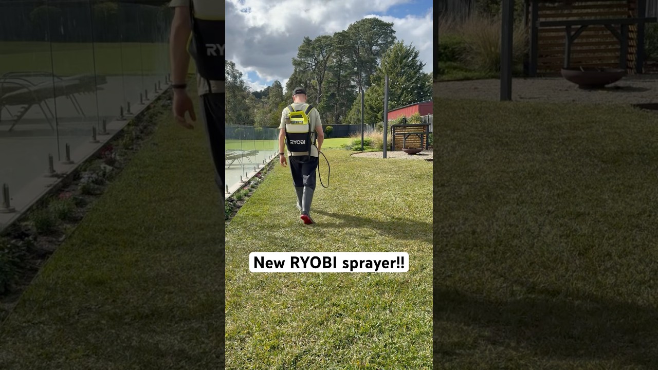 Loving the performance and versatility of this 18V ONE+ 7.5L hand held sprayer from  RYOBI 🌟
