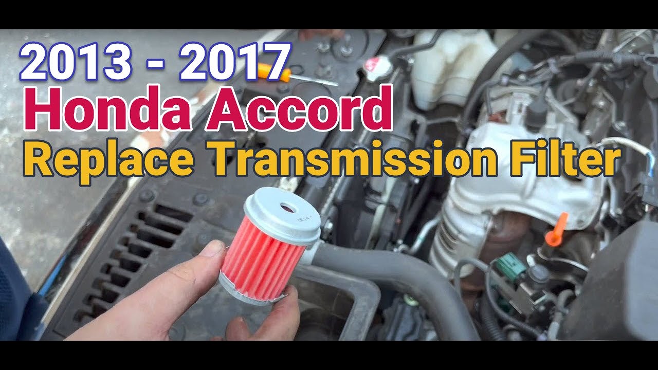 Замена фильтра трансмиссии CVT для Honda Accord 2013 2014 2015 2016 2017 своими руками
