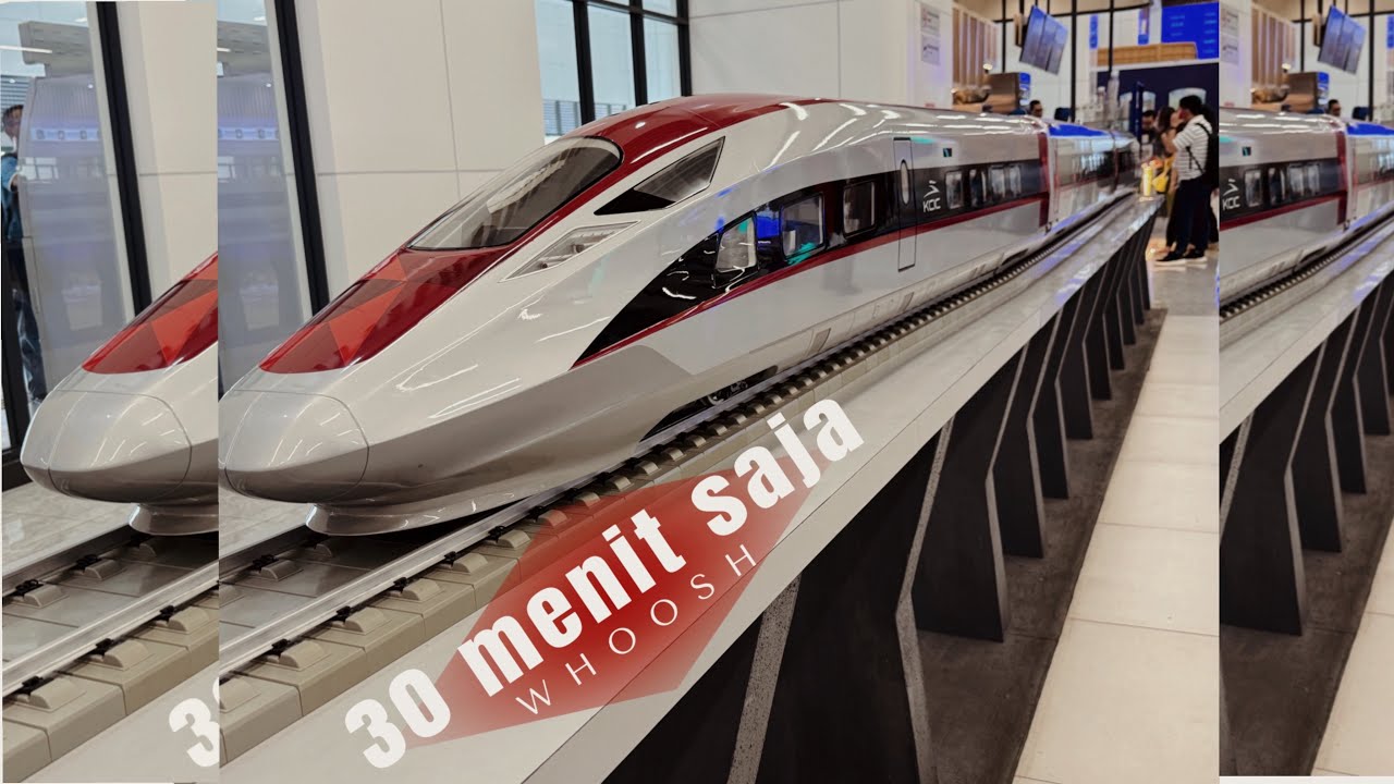 WHOOSH Bandung - Jakarta 30 menit | 4K