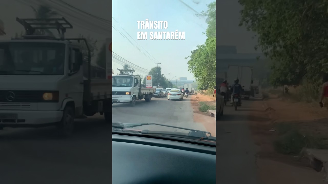VEJA COMO T&Aacute; FICANDO O TR&Acirc;NSITO EM SANTAR&Eacute;M #santarem #santarempara #turismo #transito