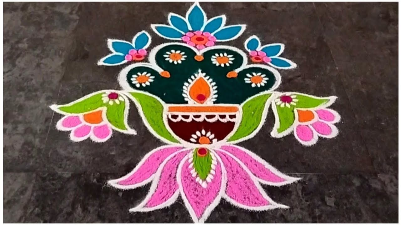 Thai Poosam Special Rangoli Design 2026 |  Simple & Easy Muggulu | Thaipusam Special Pooja Kolam