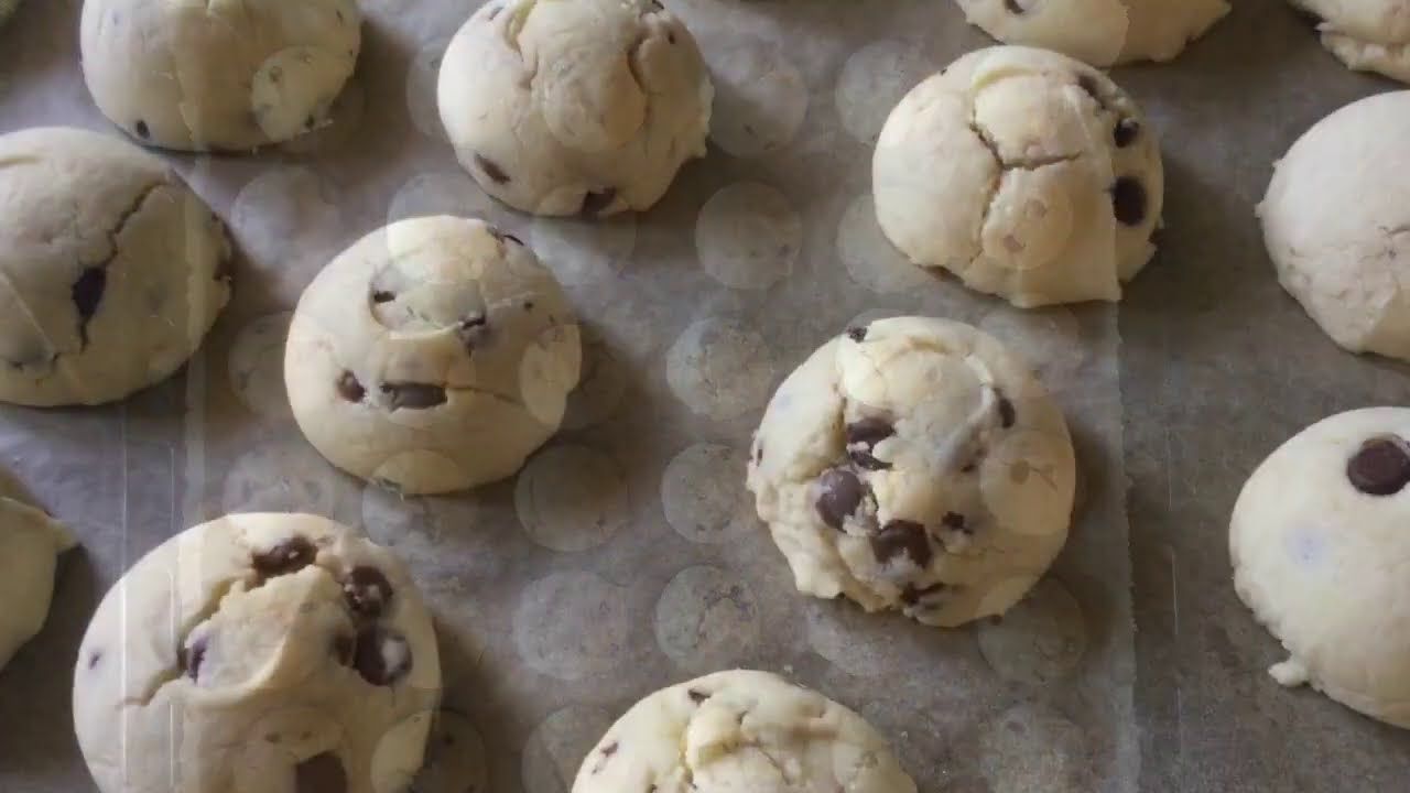 Damla Çikolatalı Kurabiye, Plätzchen mit Schokotröpchen 🍪