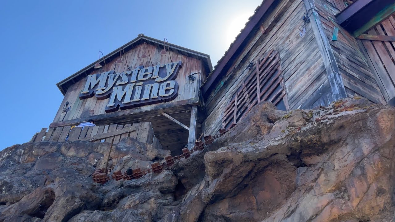 Mystery Mine Roller Coaster (Dollywood) 2021 Off-Ride - (Non-Copyright)