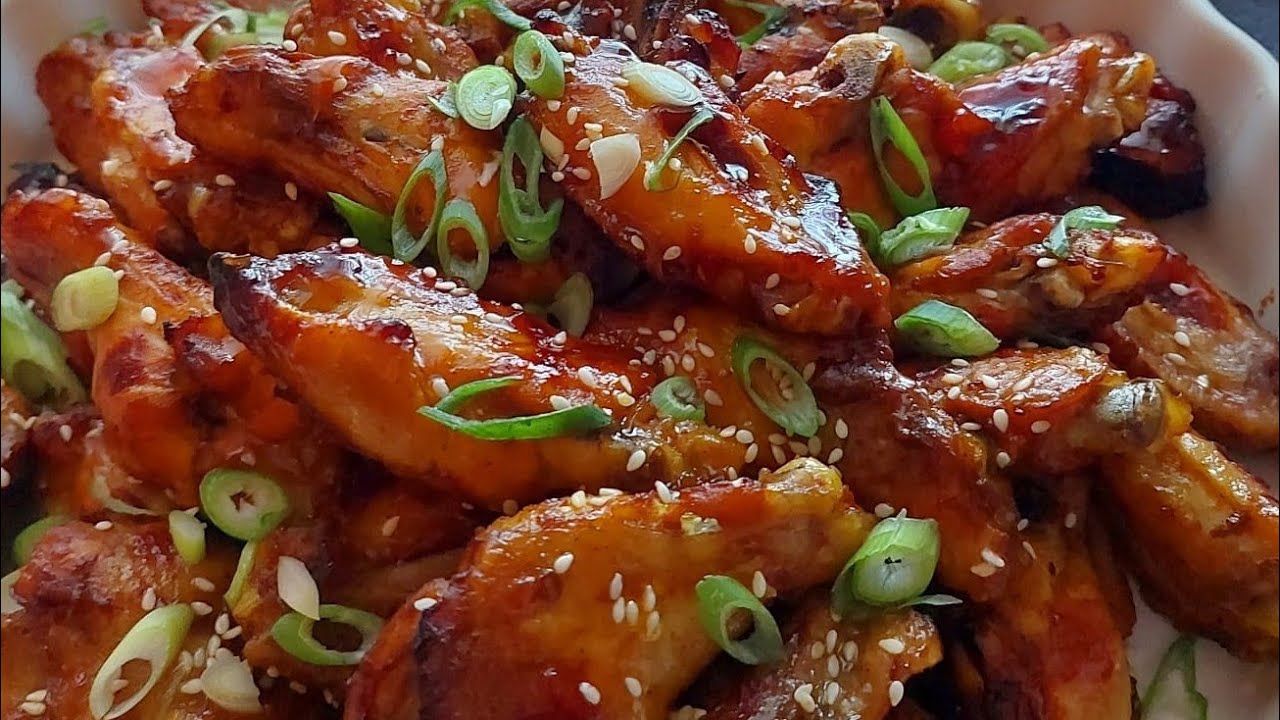 🔥КРЫЛЫШКИ в духовке с 🌶️ и терияки-идеальная закуска УЛЕТАЮТ СО СТОЛА ЗА МИНУТУ #крылышкивдуховке 