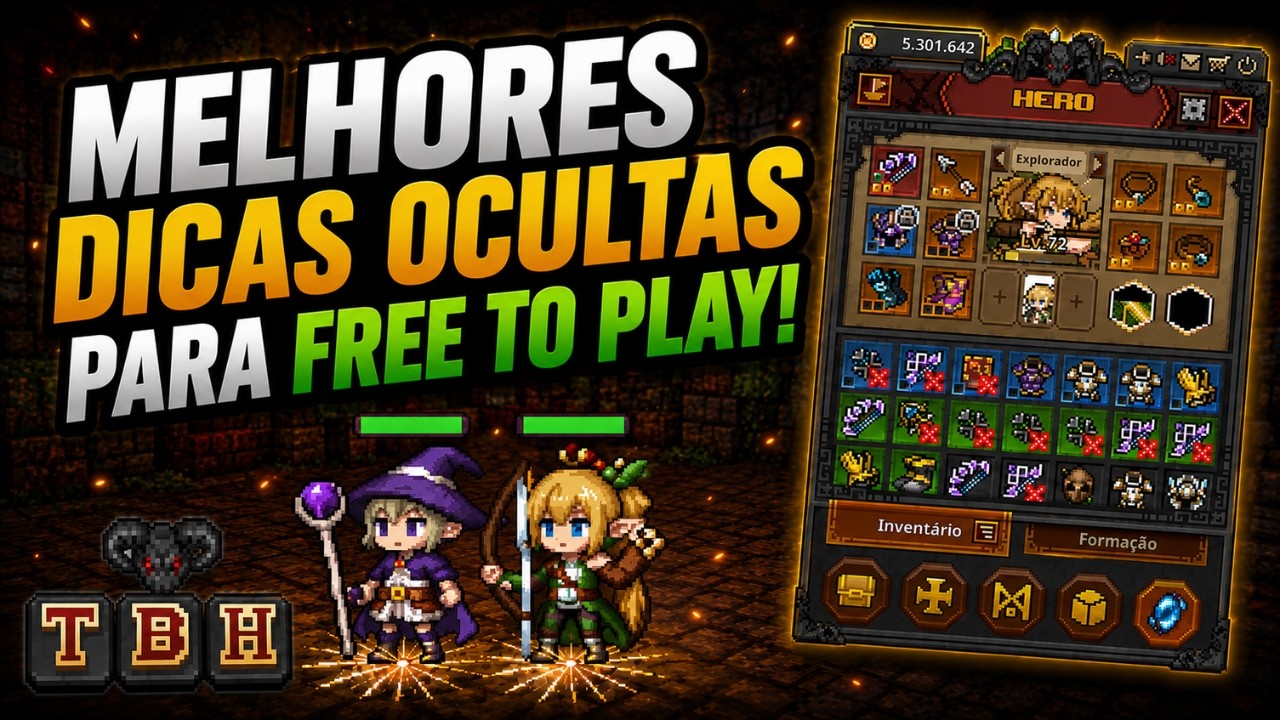 Task Bar Hero - DICAS OCULTAS para iniciantes FREE TO PLAY! Tutorial / Guia / Iniciante - TBH