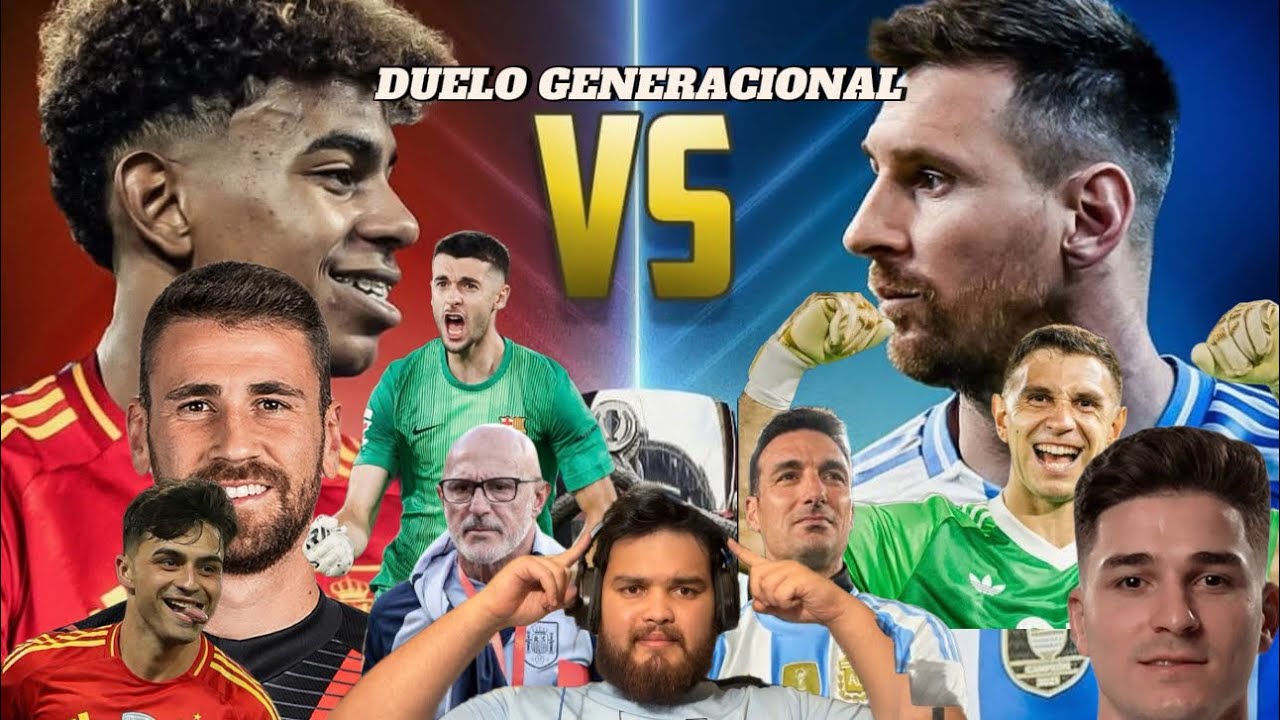 Quién Tiene Mejor 11? 😳 España vs Argentina Messi vs Yamal La Leyanda yLa Joya #futbol #viral #messi