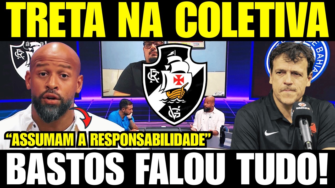 “O TRABALHO NÃO É BOM” CRÍTICAS PESADAS, PRESSÃO E CRISE TOTAL NO VASCO DE DINIZ!