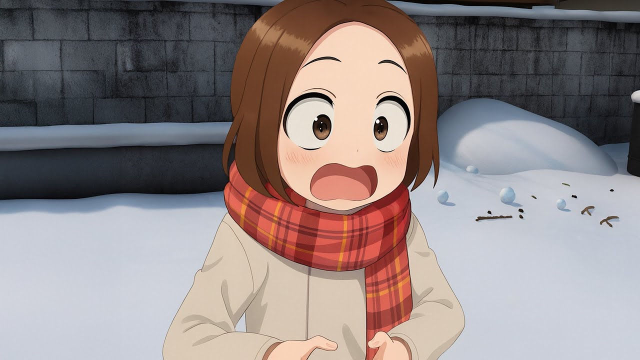 ギネス世界記録に乗るほど大きな雪だるまを作る西片