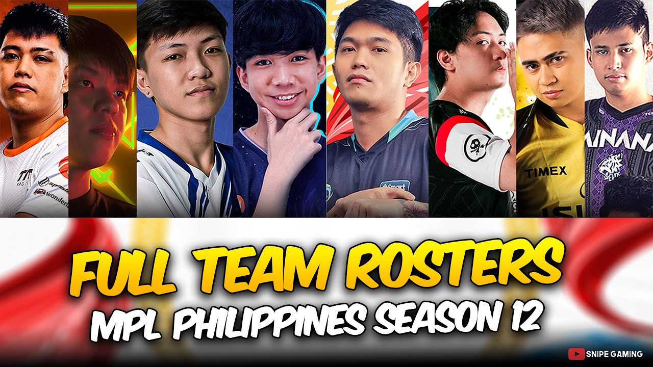 MPL PH SEASON 12 TEAM ROSTERS: ALL 8 TEAMS 🔥🤯