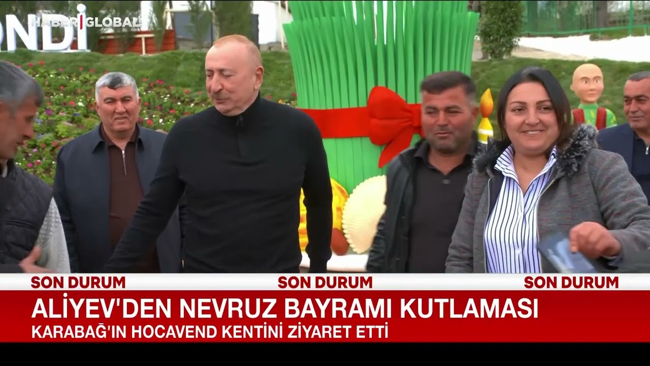 Azerbaycan Cumhurbaşkanı İlham Aliyev'den Nevruz Bayramı Kutlaması