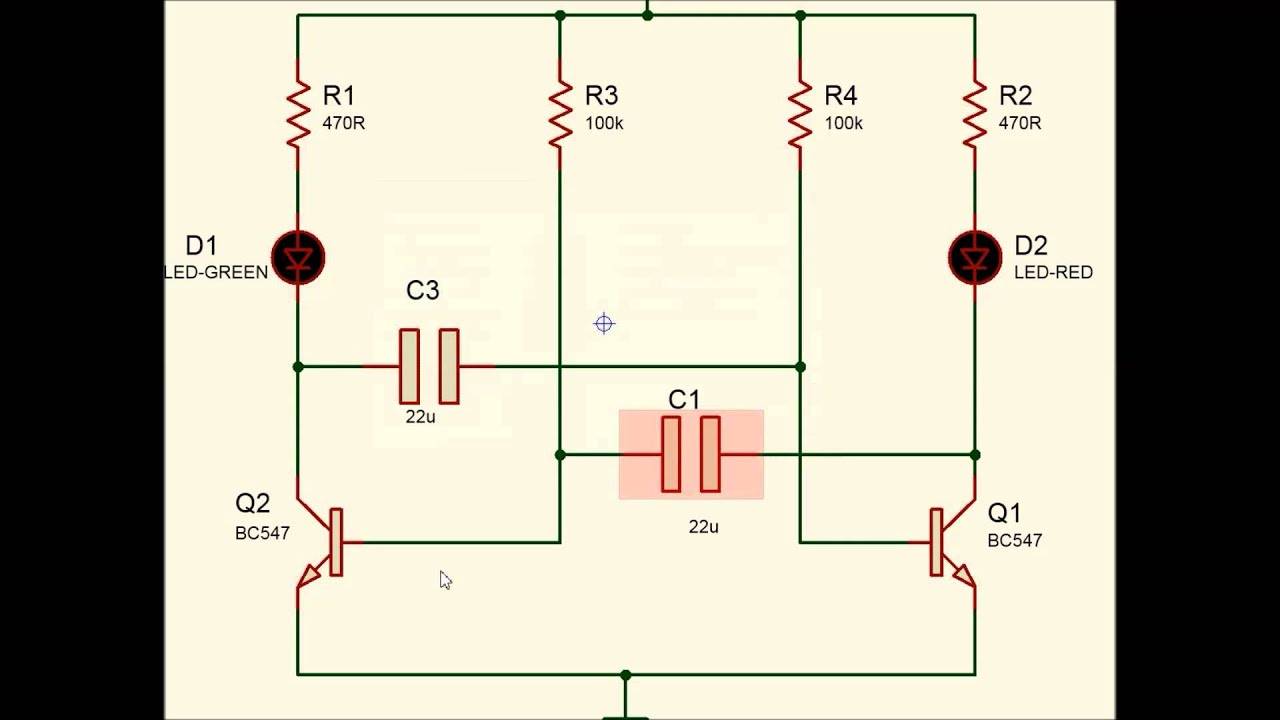 Transistor Astable Multivibrator