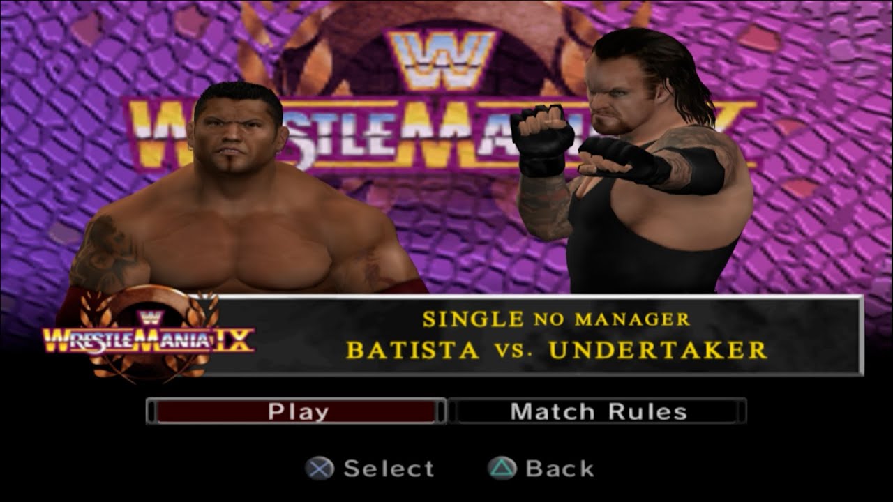 WWE SmackDown! vs. Raw 2006 - Batista VS Undertaker (SINGLE)