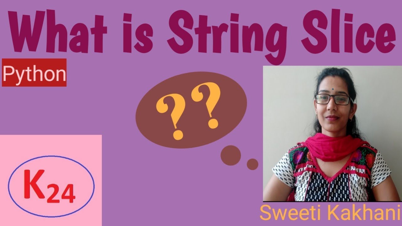 Slicing in Python string | Operation on string slicing