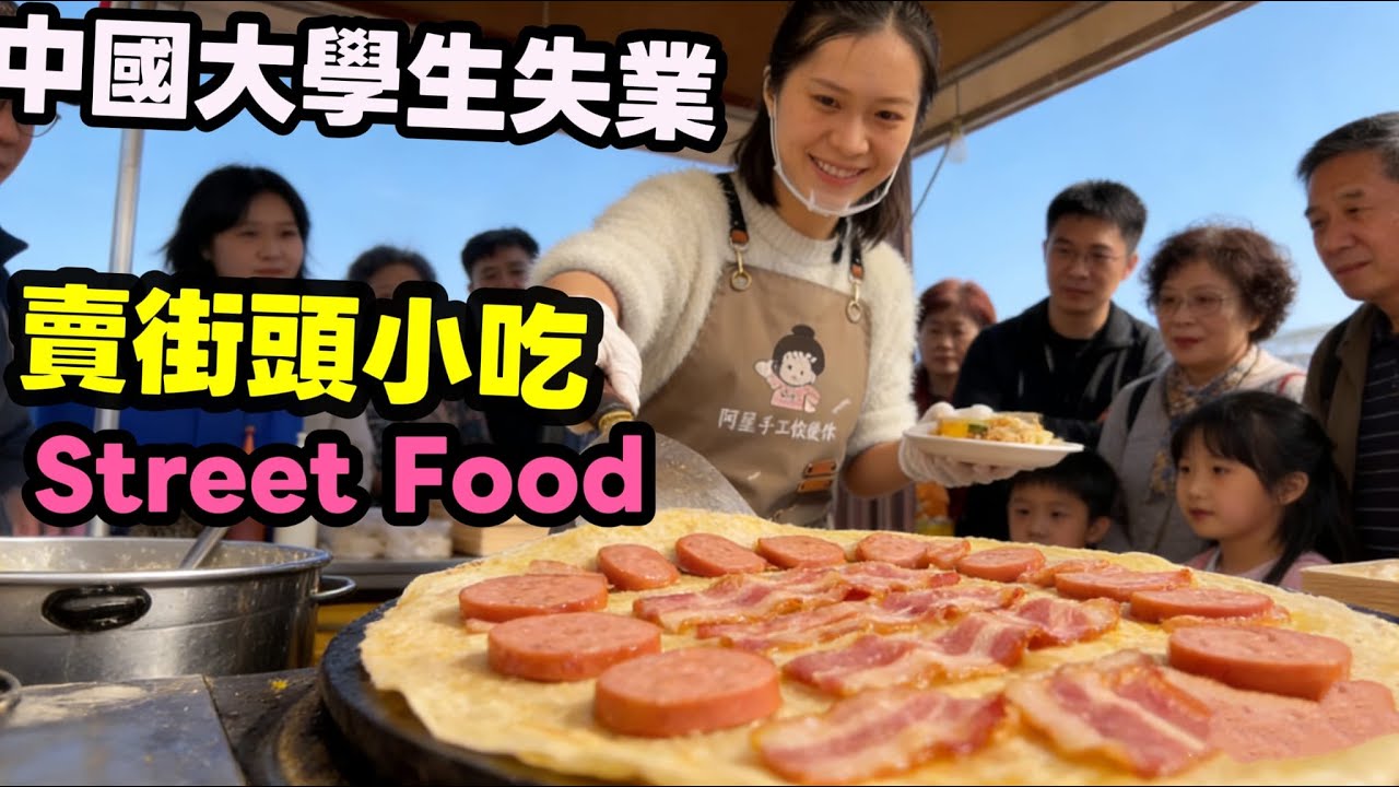 中國失業大學生轉行賣街頭小吃🔥Amazing Skill😋 Awesome Streetfood Popular Quick Dishes #streetfood #food #中國#失業