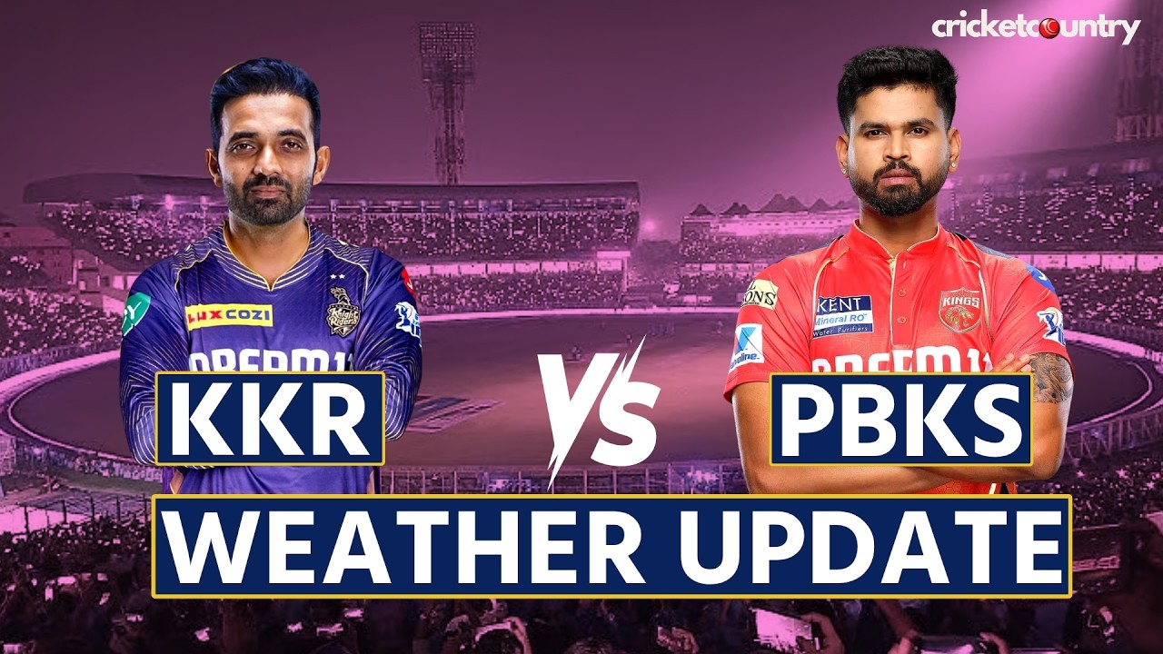 KKR vs PBKS Weather Update:  Check Kolkata Weather Forecast and Match Cut-off Time