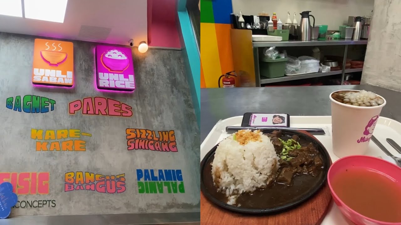 Пробуем НОВЫЙ ресторан UNLI RICE & SOUP PARES в торговом центре SM MALL OF ASIA