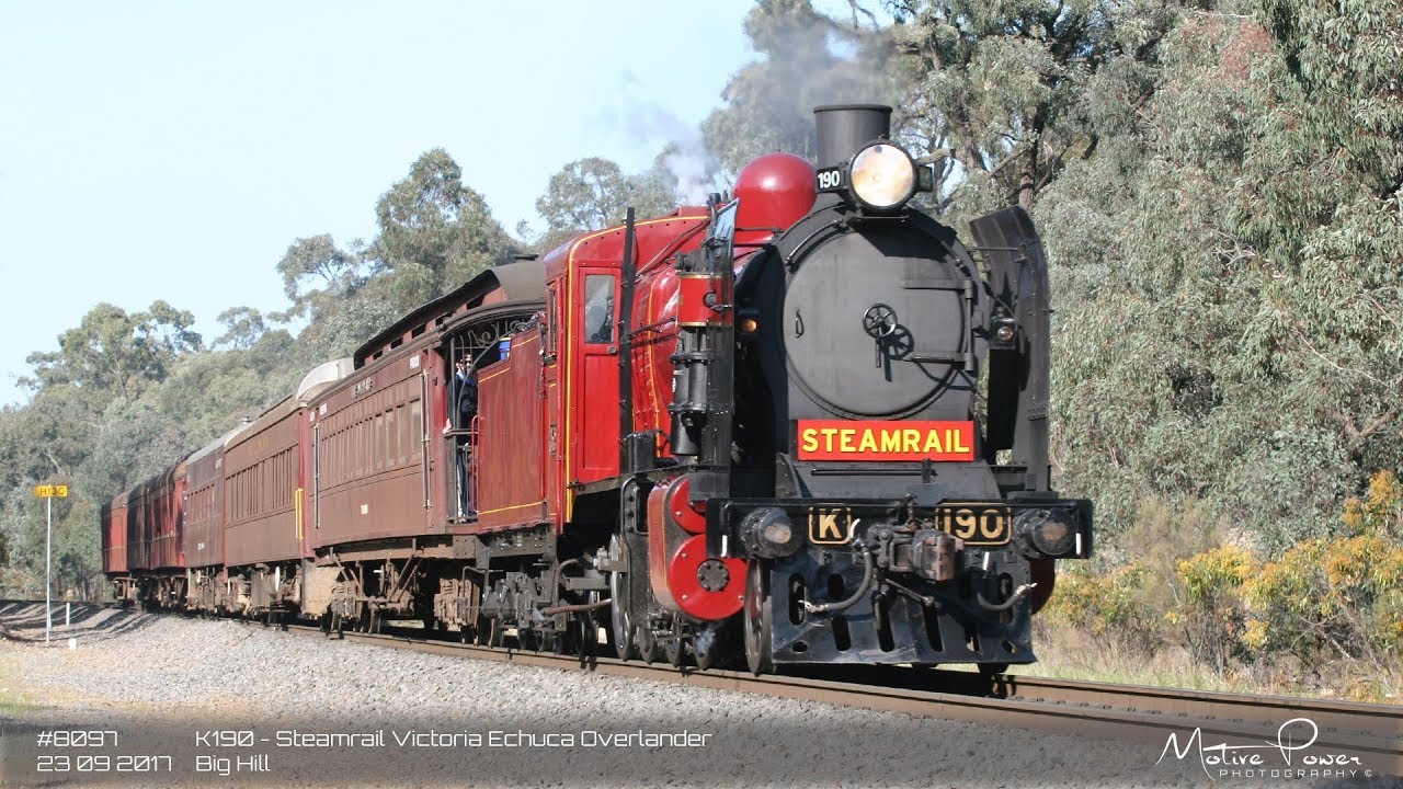 2017 09 23 - Steamrail Victoria Echuca Overlander - #8097 - K190