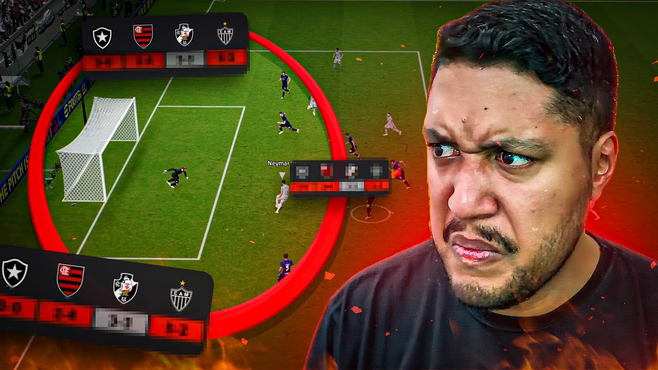 MUITO RAGE E V&Aacute;RIAS SURRAS NESSE ONLINE MALUCO - EFOOTBALL 2025