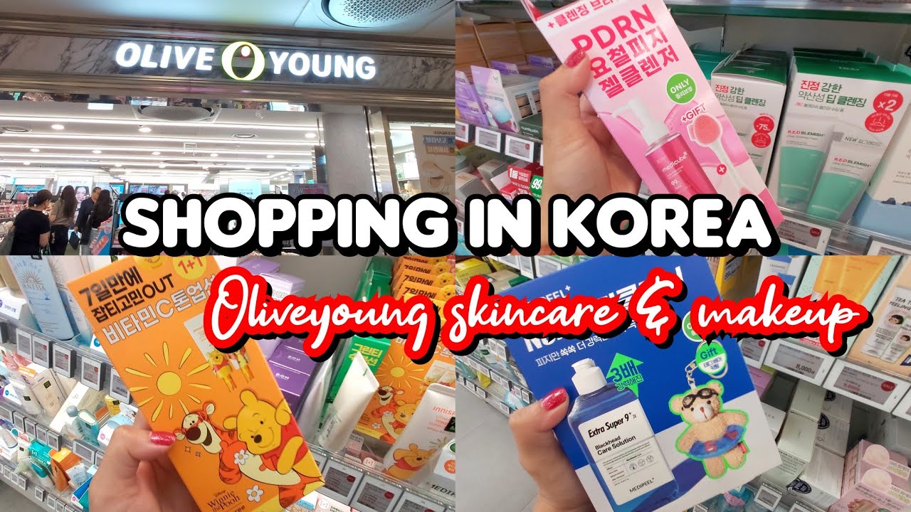 Шопинг в Корее🇰🇷 видеоблог, OLIVEYOUNG Новые средства по уходу за кожей и макияжу🛍 Ампула для ухо...