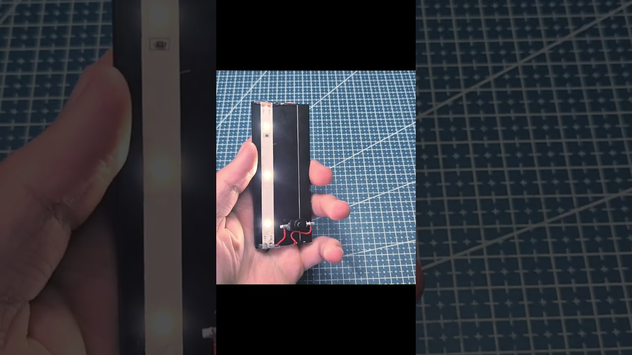 DIY Mini LED Flashlight from Phone Battery 🔋✨ | Easy Science Project 
