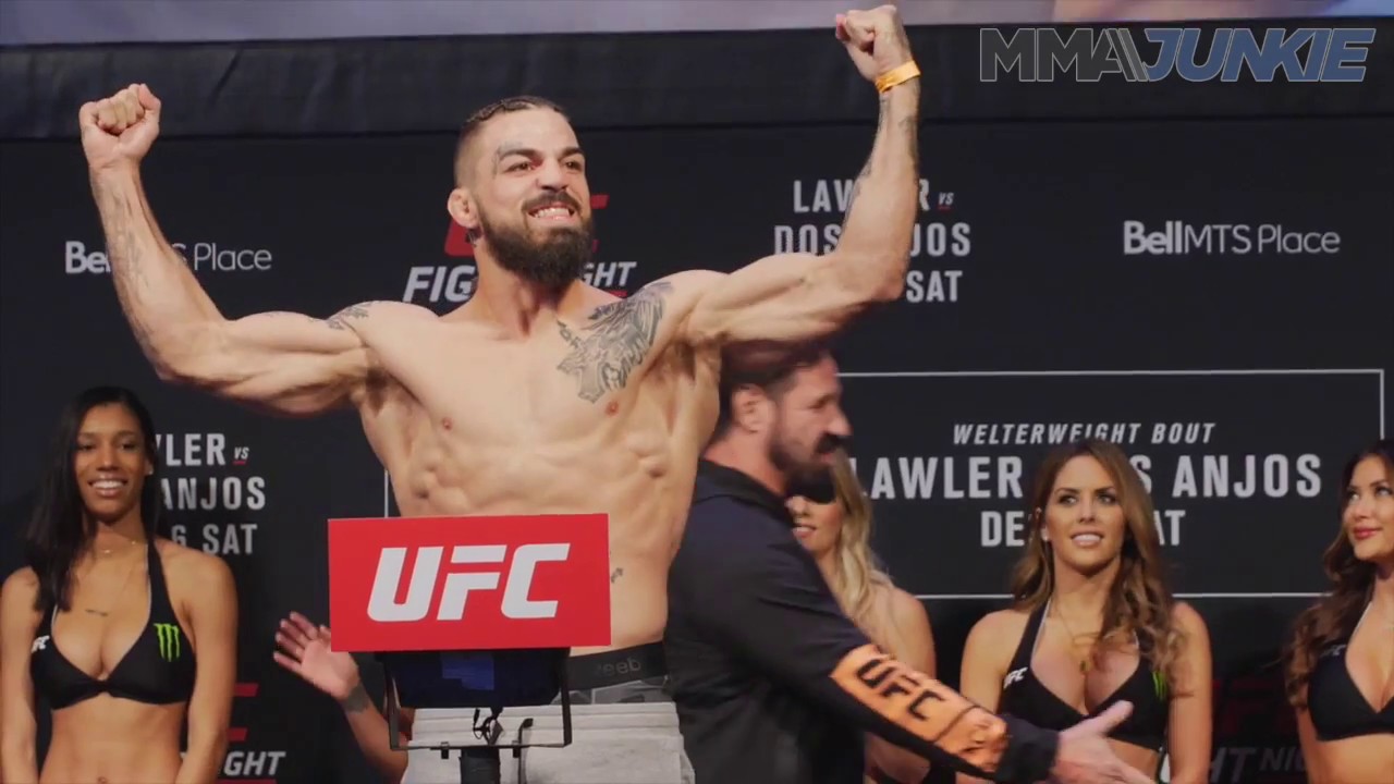 UFC on FOX 26 ceremonial weigh in highlight -  Mike Perry vs  Santiago Ponzinibbio
