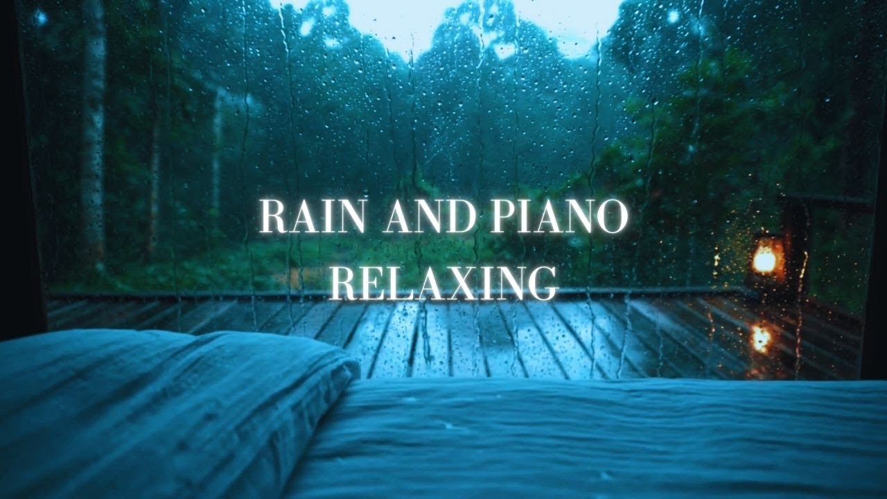 Soft Piano Music with Rain On Window 🌧️ Peaceful Sleep, Relaxing, Deep Sleep Music, Meditation #06