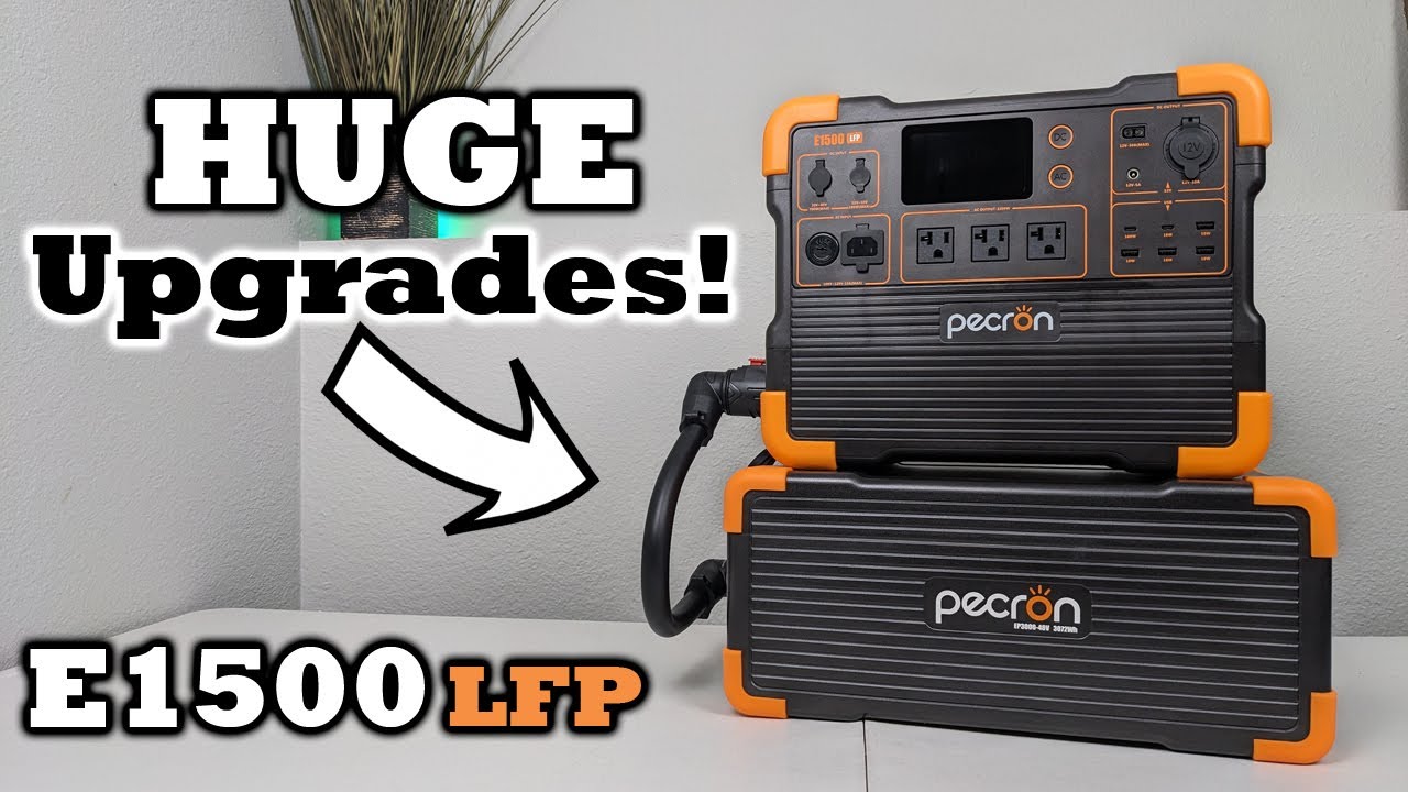 Pecron E1500LFP — Pecron вывел игру на новый уровень! Он полон функций!