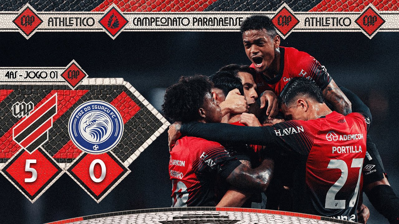 ATHLETICO 5X0 FOZ | MELHORES MOMENTOS | CAMPEONATO PARANAENSE 2026