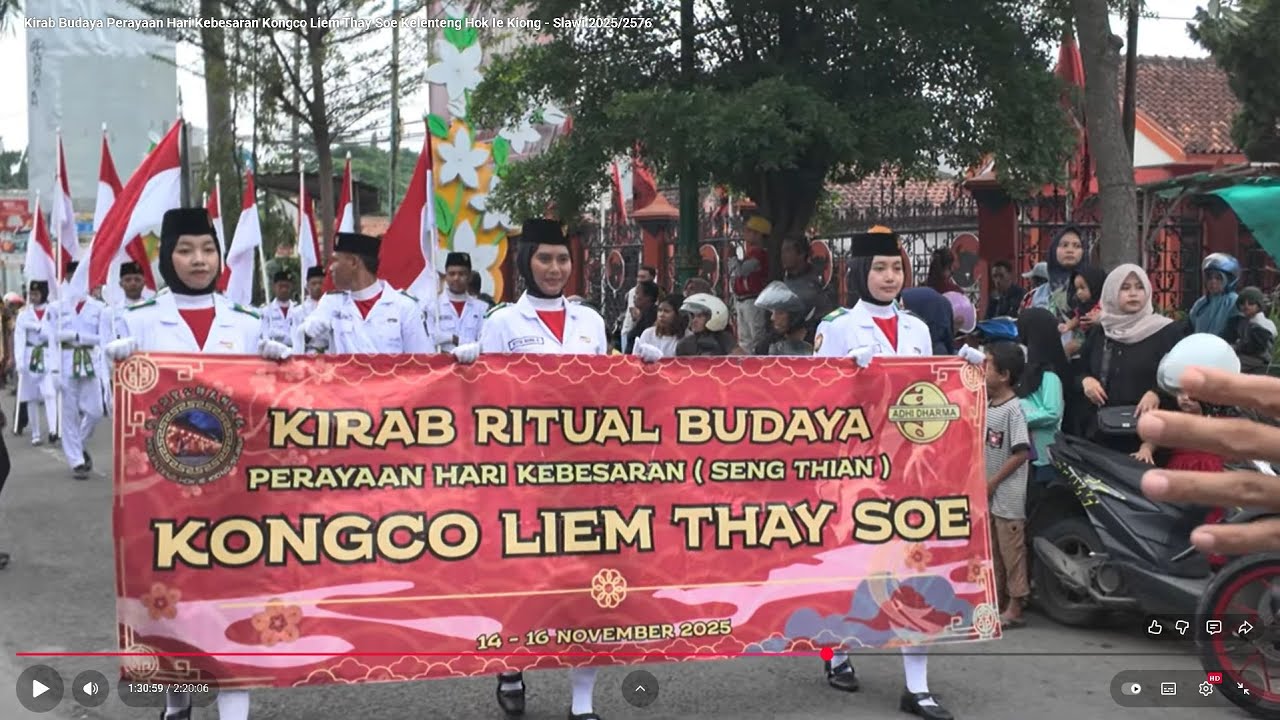 Kirab Ritual Budaya Perayaan Hari Kebesaran Kongco Liem Thay Soe - Kelenteng Hok Ie Kiong Slawi 2025