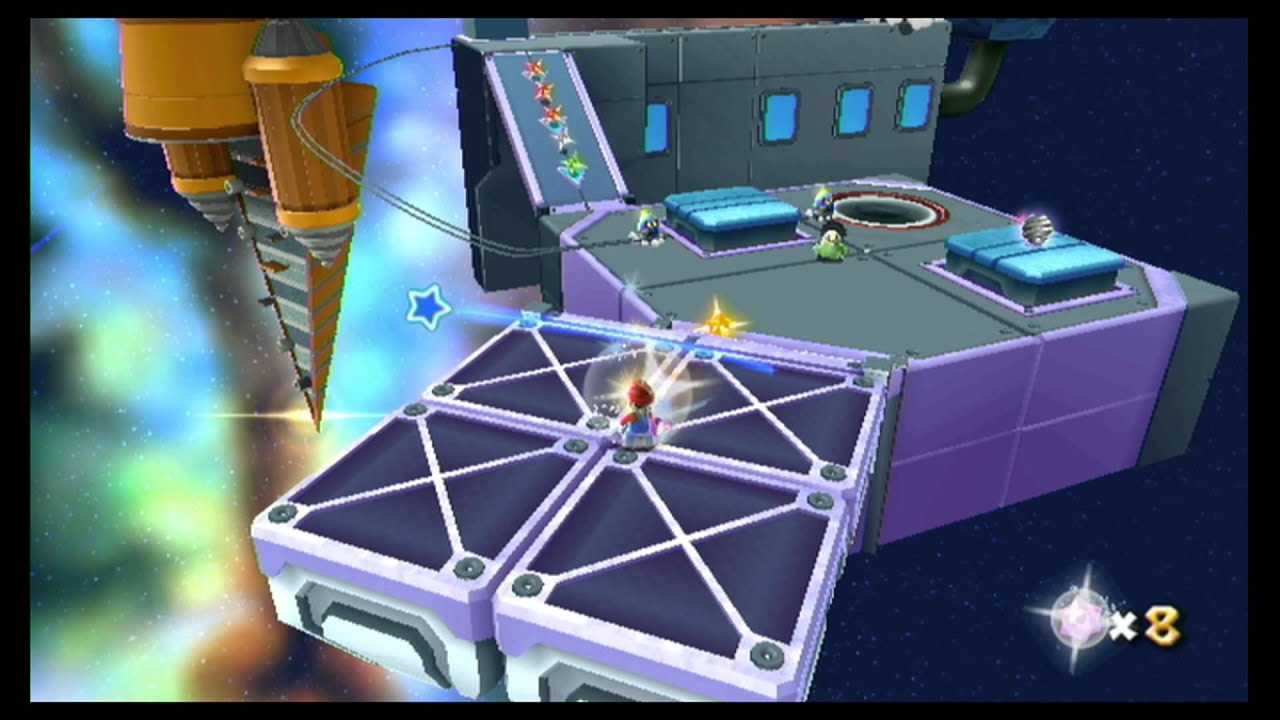 Super Mario Galaxy 2 ~ World 4: Chompworks Galaxy (Green Star Guide)