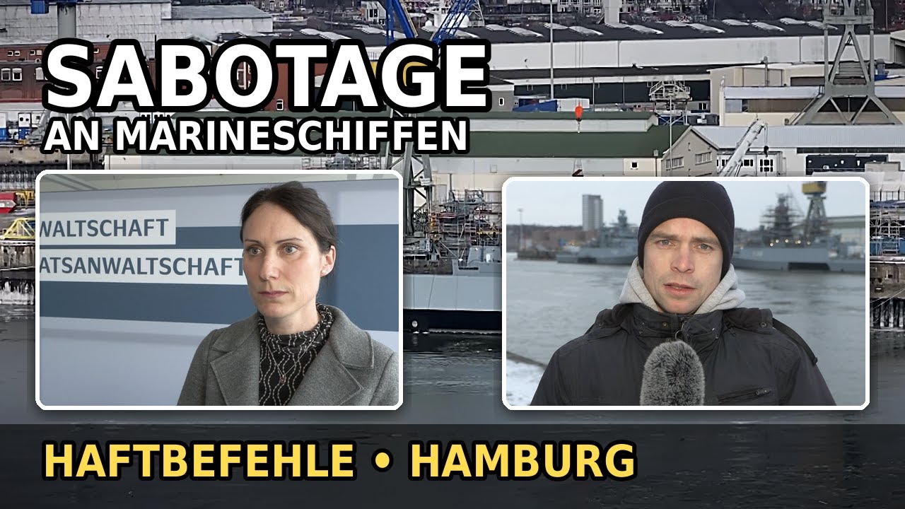 Verdacht auf Sabotage an Bundesmarine-Schiffen: Zwei M&auml;nner festgenommen