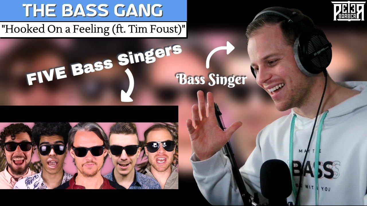 Bass Singer REACTION & ANALYSIS - The Bass Gang | Hooked on a Feeling (feat. Tim Foust)