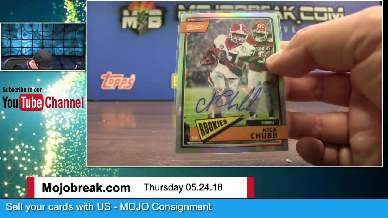 2018 CLASSICS FOOTBALL 20 BOX CASE BREAK #2 Recap