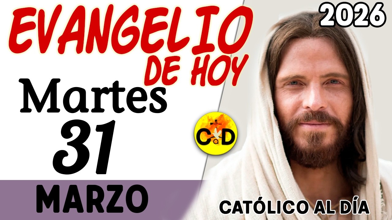 EVANGELIO de HOY martes 31 de Marzo 2026 | Juan 13, 21-38 REFLEXI&Oacute;N Cat&oacute;lica | Cat&oacute;lico al D&iacute;a
