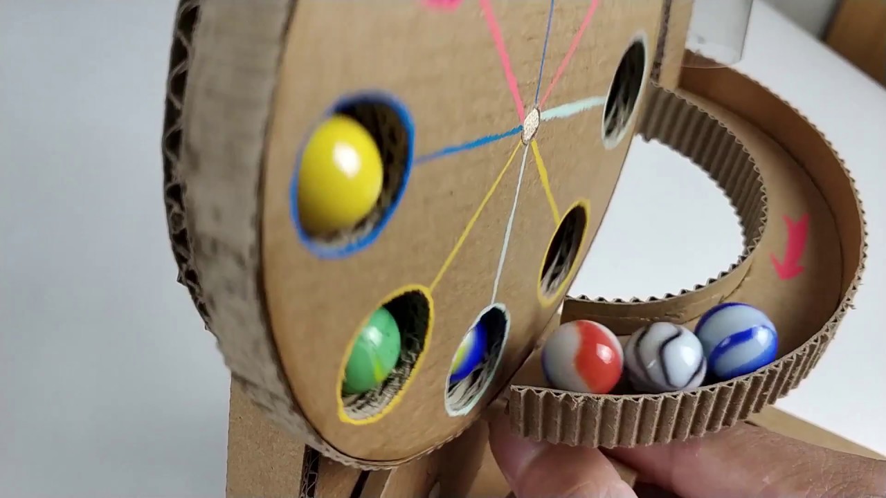 How to make marble mill without DC motor