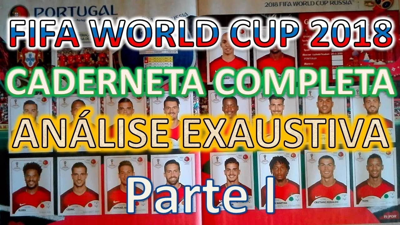 RELEMBRAR O MUNDIAL 2018 com Caderneta COMPLETA (parte I)