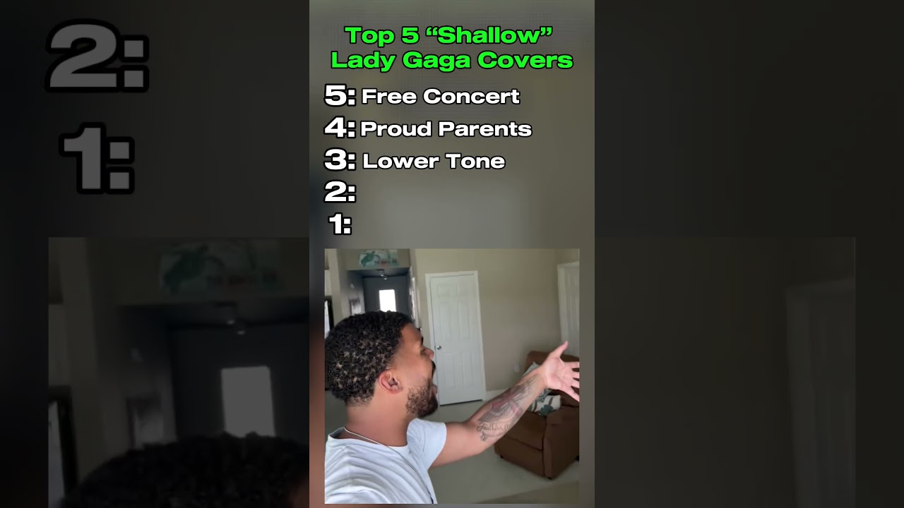 Top 5 &ldquo;Shallow&rdquo; Lady Gaga Covers | #top5 #shorts #singing #music #musiccover