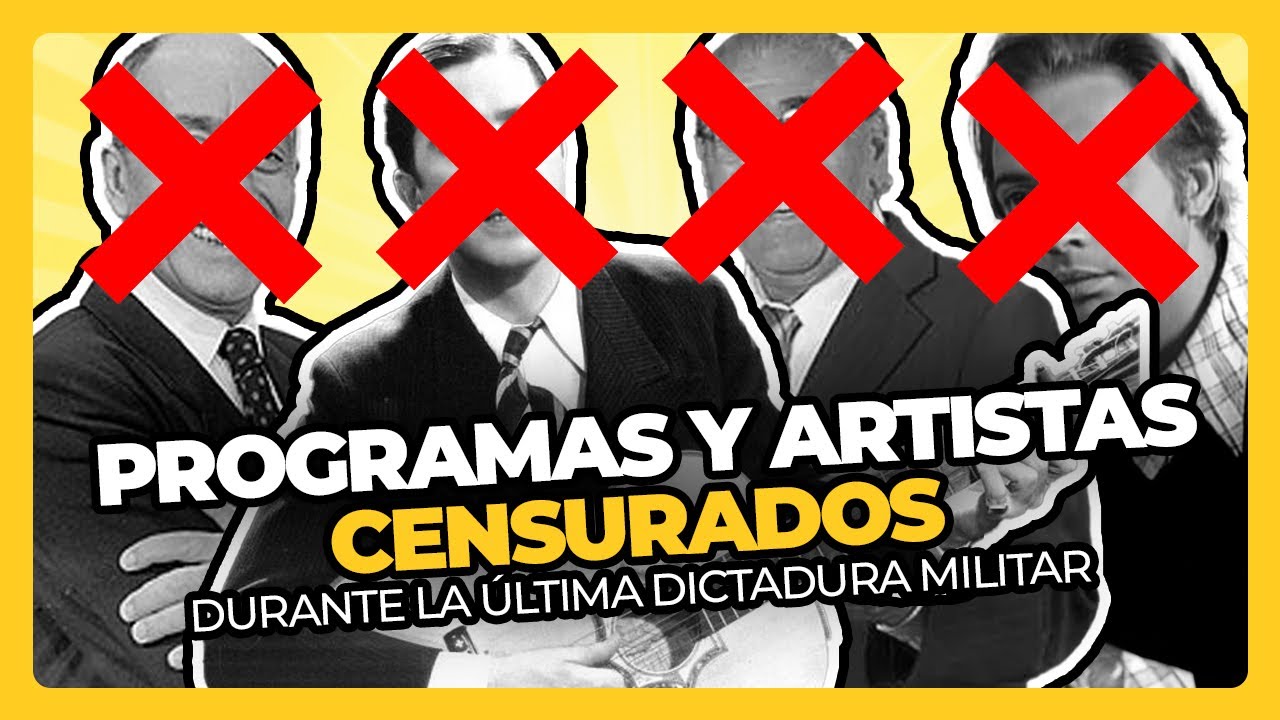 PROGRAMAS (y artistas) CENSURADOS durante la última DICTADURA MILITAR en 🇦🇷 • Perdón, Centennials