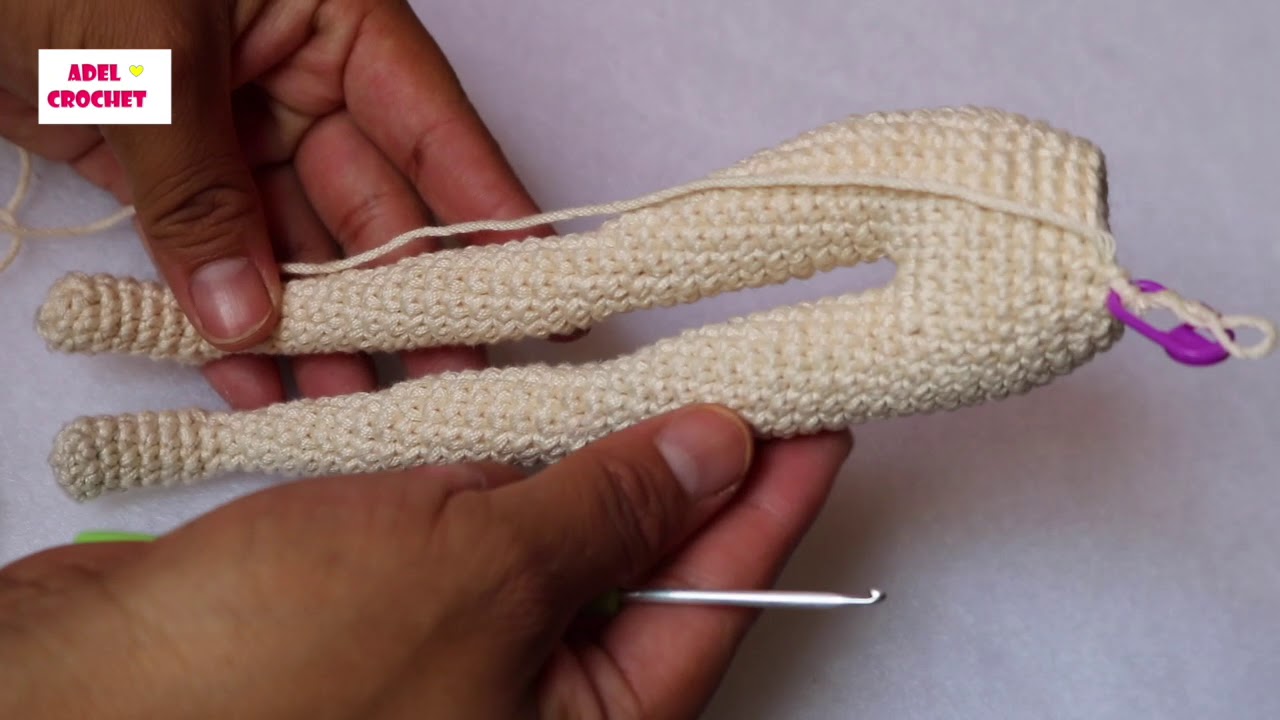 Parte 4 de la muñeca  base: Unión de piernas y brazos