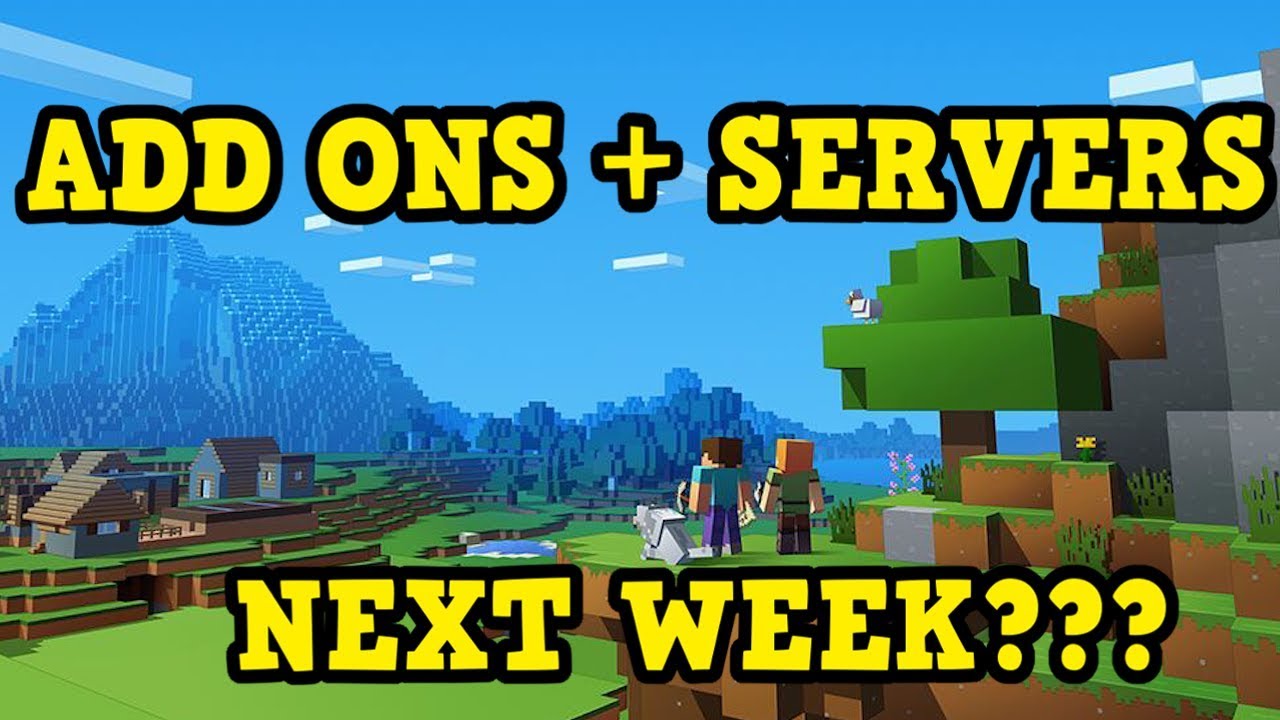 Minecraft Xbox 1.2 Update - Add Ons, Server Details, NEXT WEEK
