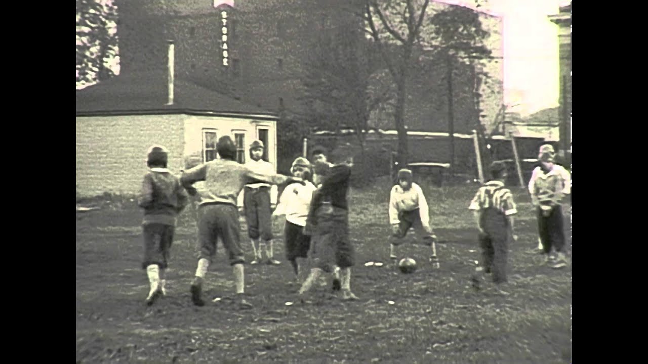 1928 Backyard Kids Football in Oak Park, Illinois