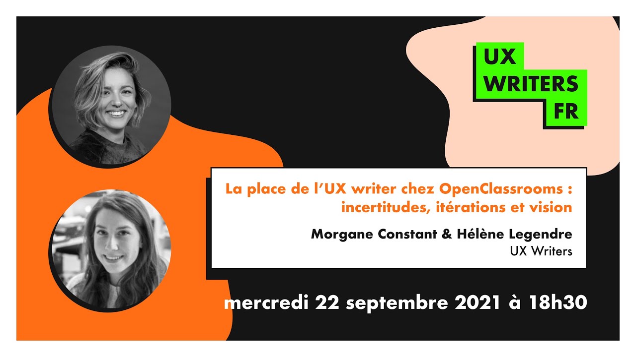 La place de l’UX writer chez OpenClassrooms