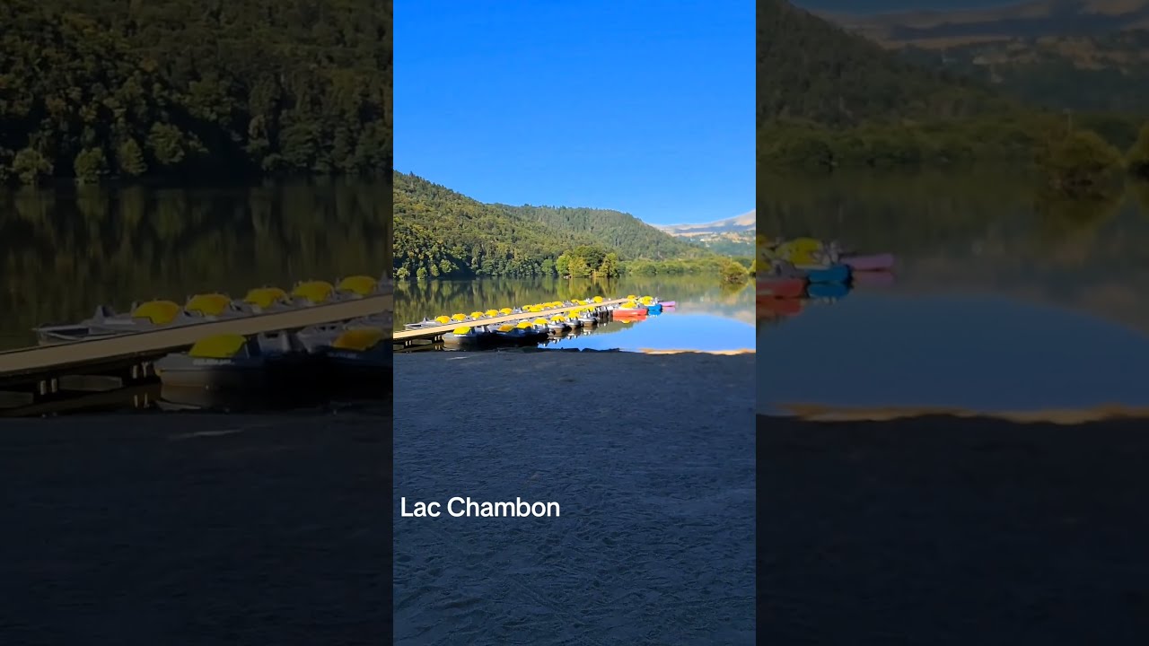 Lac Chambon #auvergne #familly #mountain #beautiful #lovers #tourism #nature #beauty #famille #lac