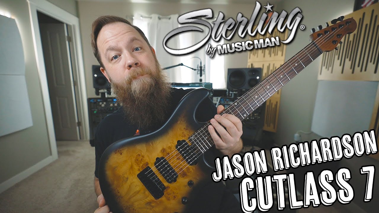 Sterling By Music Man Jason Richardson Cutlass 7 !