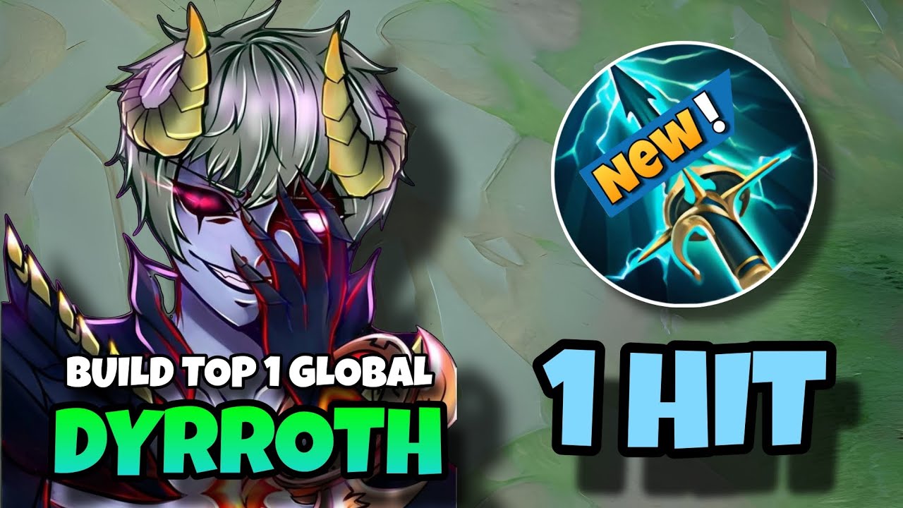 MOST OP DYRROTH 1-HIT BUILD! 🔥 NEW ITEM MAKES ENEMIES SCARED! 🤯 | Mobile Legends